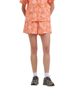 The Santa Cruz Womens Take A Trip Walkshorts in Apricot Trip Repeat