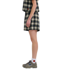 The Santa Cruz Womens Classic Check Walkshorts in Navy & Green Check