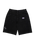 Split Sun Walkshorts in Black Wash Check