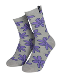 The Santa Cruz Womens Flourish Daisy Socks (2 Pack) in Mist & Black