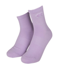 Groovy Stack Socks (2 Pack) in White & Lilac