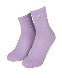 Groovy Stack Socks (2 Pack) in White & Lilac