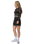 Strip Digi Mesh Mini Skirt in Starfish Repeat