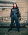 Dual Shirt in Black & Brown Check