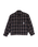 The Santa Cruz Womens Dual Shirt in Black & Brown Check