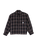 The Santa Cruz Womens Dual Shirt in Black & Brown Check