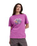 The Santa Cruz Womens Field Strip T-Shirt in Hyper Violet