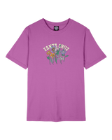 The Santa Cruz Womens Field Strip T-Shirt in Hyper Violet
