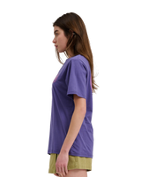 The Santa Cruz Womens Check Outline Ringed Dot T-Shirt in Future Dusk