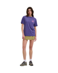 The Santa Cruz Womens Check Outline Ringed Dot T-Shirt in Future Dusk