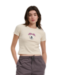The Santa Cruz Womens Winkowski Ocho T-Shirt in Chalk