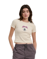 The Santa Cruz Womens Winkowski Ocho T-Shirt in Chalk