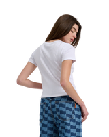 The Santa Cruz Womens Ringed Arrangement T-Shirt in White