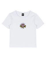 The Santa Cruz Womens Ringed Arrangement T-Shirt in White