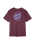 The Santa Cruz Womens Imprint Moon Dot T-Shirt in Dark Cherry