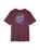 The Santa Cruz Womens Imprint Moon Dot T-Shirt in Dark Cherry