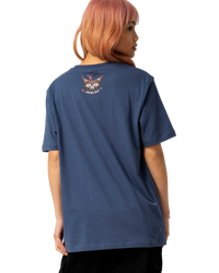 The Santa Cruz Womens Night Critter T-Shirt in Heritage Blue