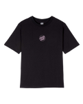 The Santa Cruz Womens Mono Stamped Dot T-Shirt in Black