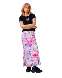 The Santa Cruz Womens Night Critter Mini T-Shirt in Black