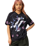The Santa Cruz Womens Flourish Jersey T-Shirt in Multi