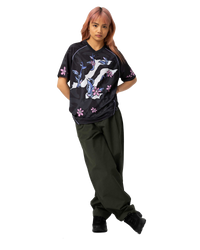 The Santa Cruz Womens Flourish Jersey T-Shirt in Multi