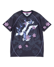 The Santa Cruz Womens Flourish Jersey T-Shirt in Multi