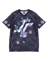 The Santa Cruz Womens Flourish Jersey T-Shirt in Multi