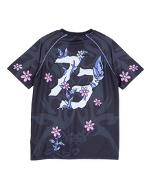 The Santa Cruz Womens Flourish Jersey T-Shirt in Multi