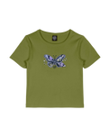 Galaxy Butterfly T-Shirt in Pesto