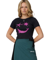 Happy Place T-Shirt in Black Wash
