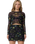 Strip Digi Mesh Crop Top in Starfish Repeat