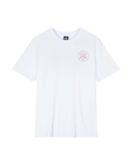 The Santa Cruz Womens Chrome Ringed Flower T-Shirt in White