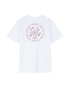 The Santa Cruz Womens Chrome Ringed Flower T-Shirt in White