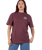 The Santa Cruz Womens Star Snail T-Shirt in Cocoa Powder