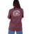 The Santa Cruz Womens Star Snail T-Shirt in Cocoa Powder