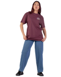 The Santa Cruz Womens Star Snail T-Shirt in Cocoa Powder