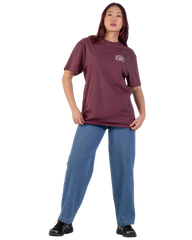 The Santa Cruz Womens Star Snail T-Shirt in Cocoa Powder