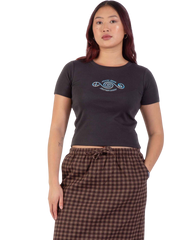 The Santa Cruz Womens Balance T-Shirt in Black Wash