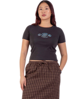 The Santa Cruz Womens Balance T-Shirt in Black Wash