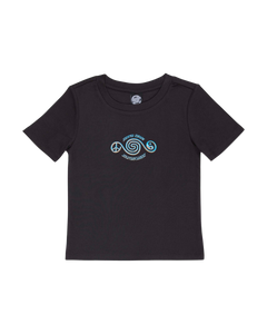 The Santa Cruz Womens Balance T-Shirt in Black Wash