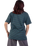 The Santa Cruz Womens Strip Embroidered T-Shirt in Deep Sea & Black Wash Stripe