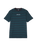 The Santa Cruz Womens Strip Embroidered T-Shirt in Deep Sea & Black Wash Stripe