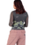 The Santa Cruz Womens Strip Boat Neck Top in Night Visions