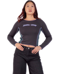 The Santa Cruz Womens Razor Arch Strip Long Sleeve T-Shirt in Multi