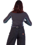 The Santa Cruz Womens Razor Arch Strip Long Sleeve T-Shirt in Multi