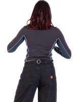 The Santa Cruz Womens Razor Arch Strip Long Sleeve T-Shirt in Multi