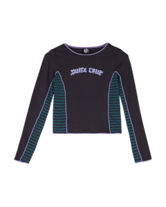 The Santa Cruz Womens Razor Arch Strip Long Sleeve T-Shirt in Multi