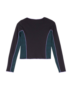 The Santa Cruz Womens Razor Arch Strip Long Sleeve T-Shirt in Multi