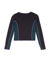 The Santa Cruz Womens Razor Arch Strip Long Sleeve T-Shirt in Multi