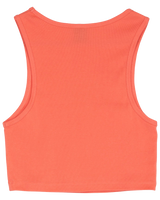 Balloon Heart Front Vest in Coral